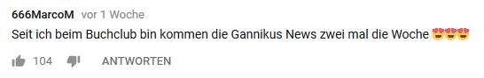 Gannikus News mal zwei